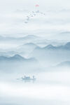 玄关山水画