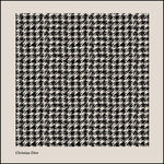 黑白千鸟格图案纹理