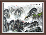 紫气东来国画