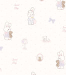 可爱兔子蝴蝶结