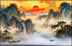 国画山水