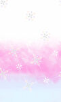 梦幻粉蓝渐变雪花背景图