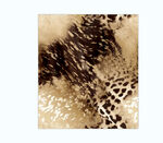 豹纹图案布料特写