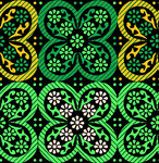 多彩几何花纹图案设计