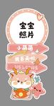龙宝满月宴迎宾牌