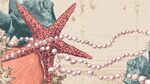 海星贝壳珍珠的海洋风情