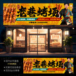烧烤门头招牌
