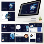 招商画册InDesign模板