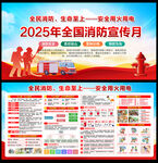 2025年消防月海报