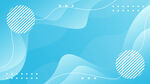 蓝色渐变几何线条背景图