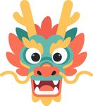 可爱卡通龙形象
