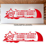 食品安全四个最严党建文化墙