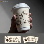 手持咖啡杯设计效果图