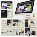 现代和专业的提案indd模板