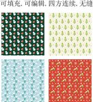 圣诞节图案   卡通圣诞雪人