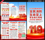 2025消防月三折页