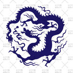 传统中式龙纹图案设计