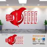 坚持人民至上文化墙