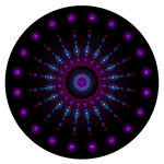 炫彩圆形抽象图案设计