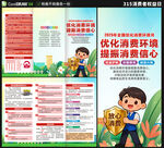 优化消费环境月三折页