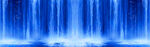 梦幻蓝色瀑布背景图