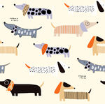 可爱小狗图案背景设计