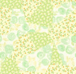 清新黄绿碎花拼接图案