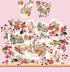 大牌复古花卉蝴蝶图案