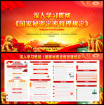 国家秘密定密管理规定展板