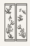 中式花鸟雕花装饰图案