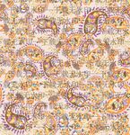 复古佩斯利花纹