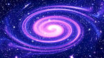唯美蓝紫色宇宙星空旋涡