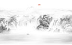 水墨山水画