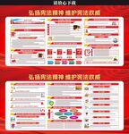 全国宪法宣传周展板