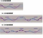 波纹装饰玻璃膜动感线条玻璃贴