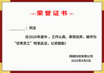 荣誉证书奖状模板