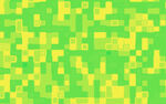黄绿像素马赛克背景图