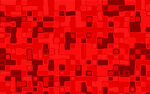 红色像素马赛克背景