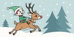 圣诞节驯鹿
