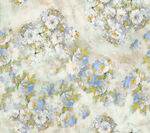 彩色朦胧花卉图案布料纹理