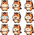 可爱小马表情包集合