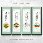 食堂文化标语展板