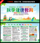 秋季健康教育展板