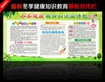 冬季健康教育展板