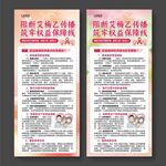 保障艾梅乙母婴权益展架