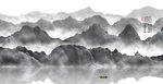 山水水墨画