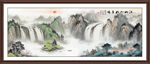 大厅山水画