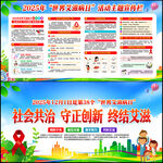 2025年世界艾滋病日主题海报