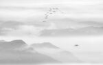 水墨群山背景图