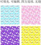 卡通独角兽    卡通小马图案